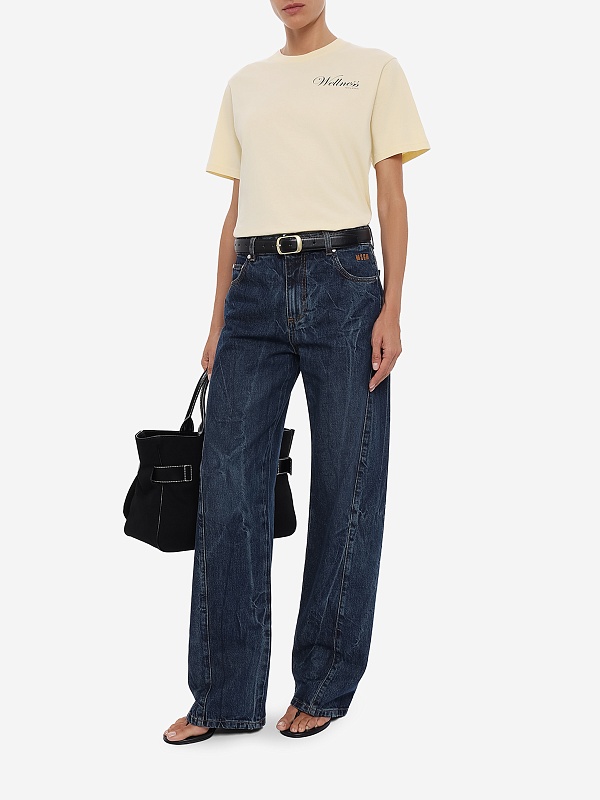 Футболка жен Sporty & Rich TO11976083YE02 Almond Navy - 1