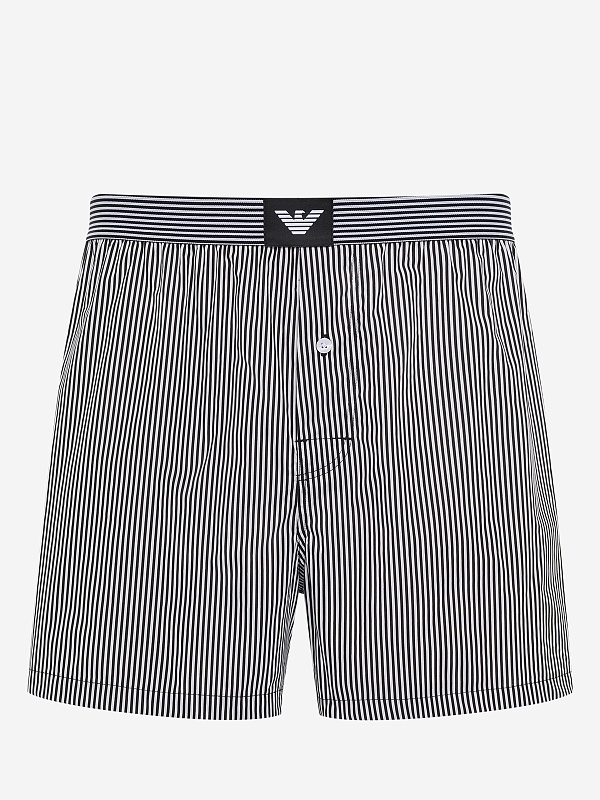 Набор (трусы 2 пары) муж Emporio Armani EM000403 AF18884 MC497 S.STR.BLACK/B.STR.STEEL - 3