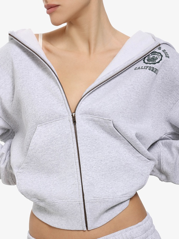 Толстовка на молнии жен Sporty & Rich ST08862508GY03 Heather Gray - 5