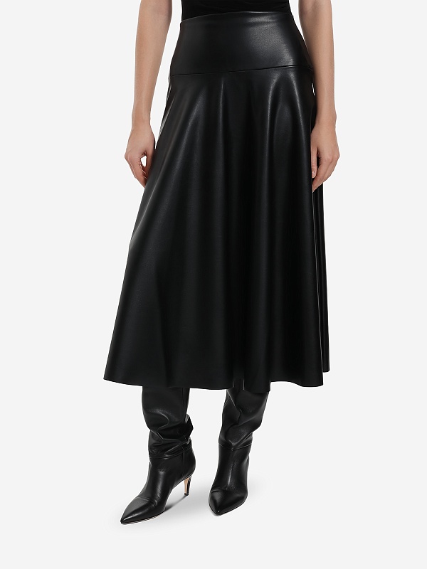 Юбка жен Norma Kamali ST325SLV018001 BLACK - 3