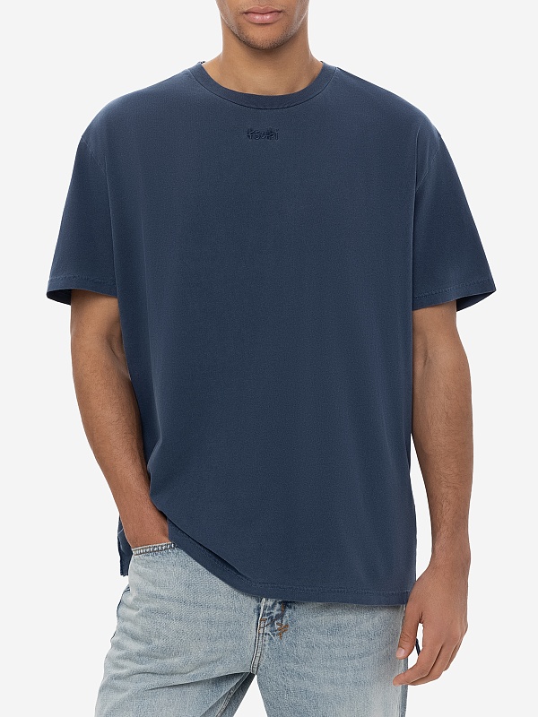 Футболка муж Ksubi MPF25TE034 navy - 2