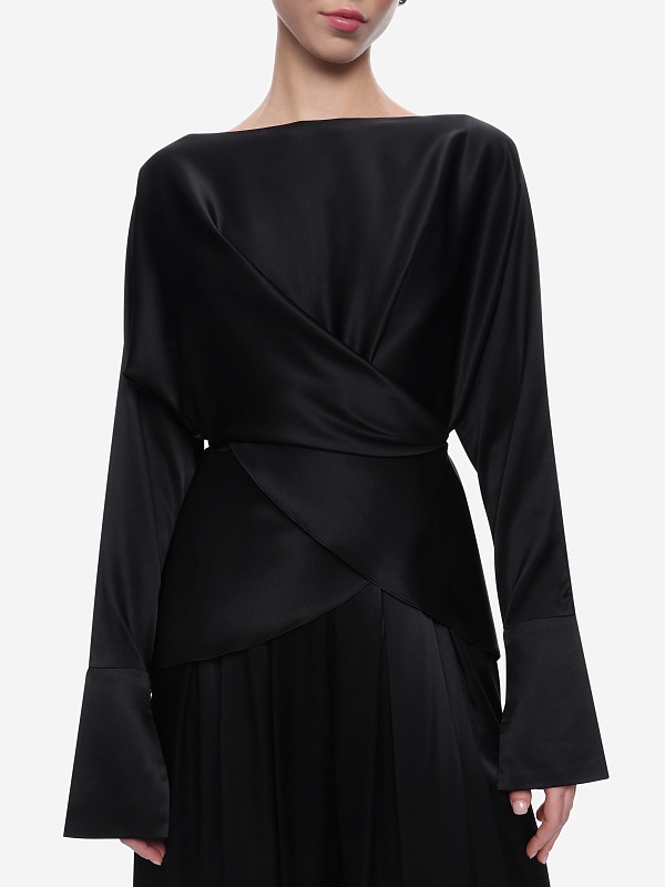 Блуза жен Danamé 726SS7827S BLACK - 4