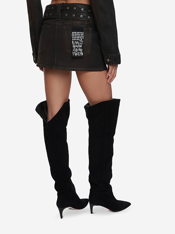 Юбка жен Ksubi WPS26SK007 brown - 3