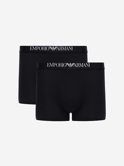 Набор (трусы 2 пары) муж Emporio Armani EM000253 AF14134 MC005 BLACK/BLACK - 0
