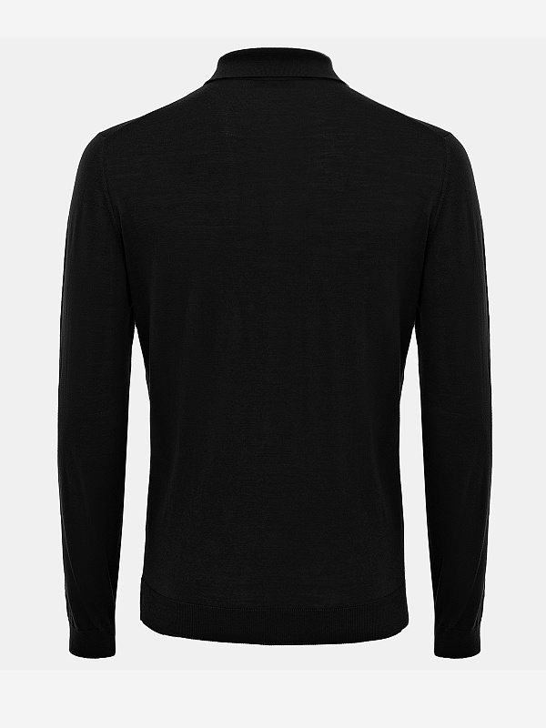 Поло с длинным рукавом муж Filippo De Laurentiis PL1ML LSC18R 990 black - 1