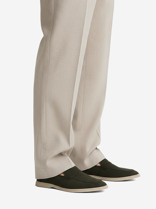 Лоферы муж Bougeotte MLGS-SUINAF/SHEAIN-DARKOL Dark Olive - 6