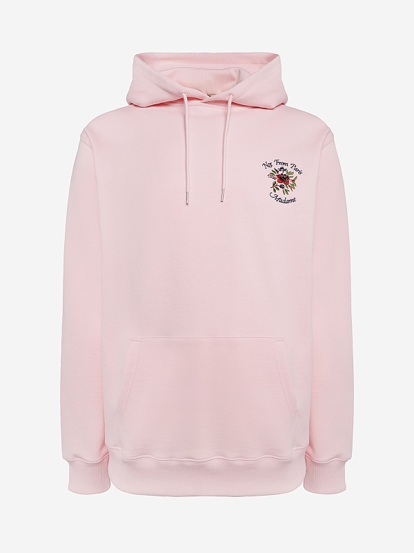 Худи муж Drôle de Monsieur J-HO169-CO127-LPI LIGHT PINK - 0
