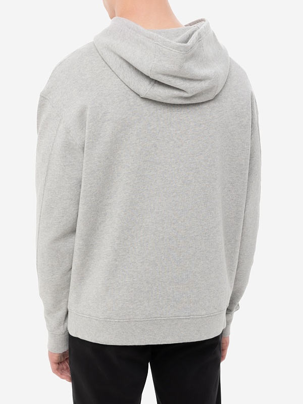 Худи муж Carne Bollente SS25H0101 Melange Grey - 3