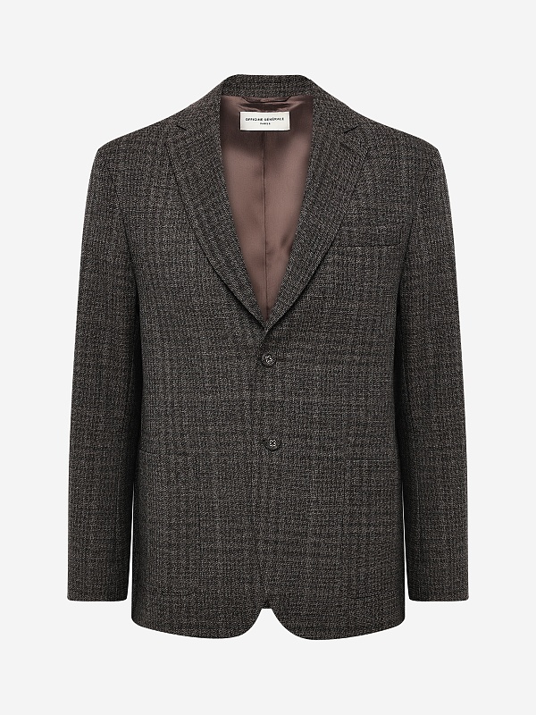 Пиджак муж Officine Generale W25MTLG405 ICEDCOF/DKBROWN/ECR - 4
