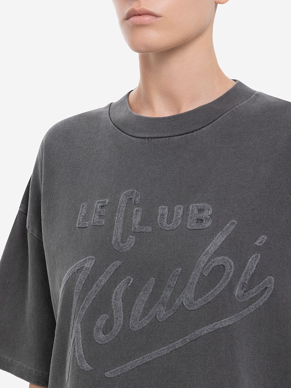 Футболка жен Ksubi WPF25TE005 charcoal - 4