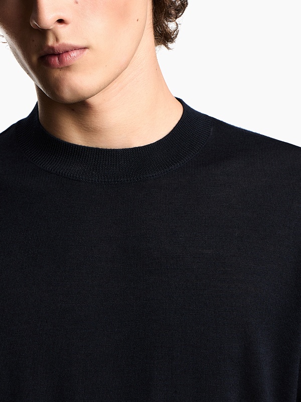 Свитер муж Emporio Armani EM001957 AF14114 UB118 ICONICO 0920 BLU NAVY - 3