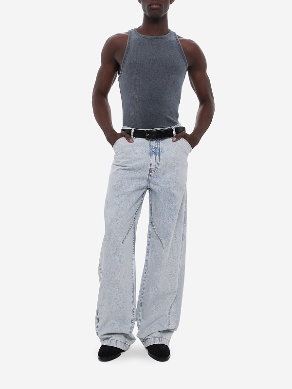 Майка муж LGN Louis Gabriel Nouchi 0671 T318 SUNWASHED BLUE - 1
