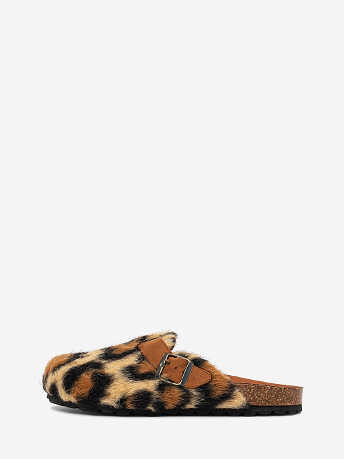 Клоги жен MC2 Saint Barth SANC001 00106E FUR LEOPARD HEARTS 18 - 0