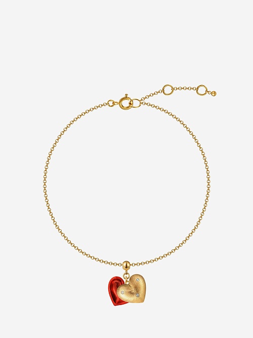 Колье жен CHIC CLIC NE-HEARE-DI-24 Колье Hearts Red - 0