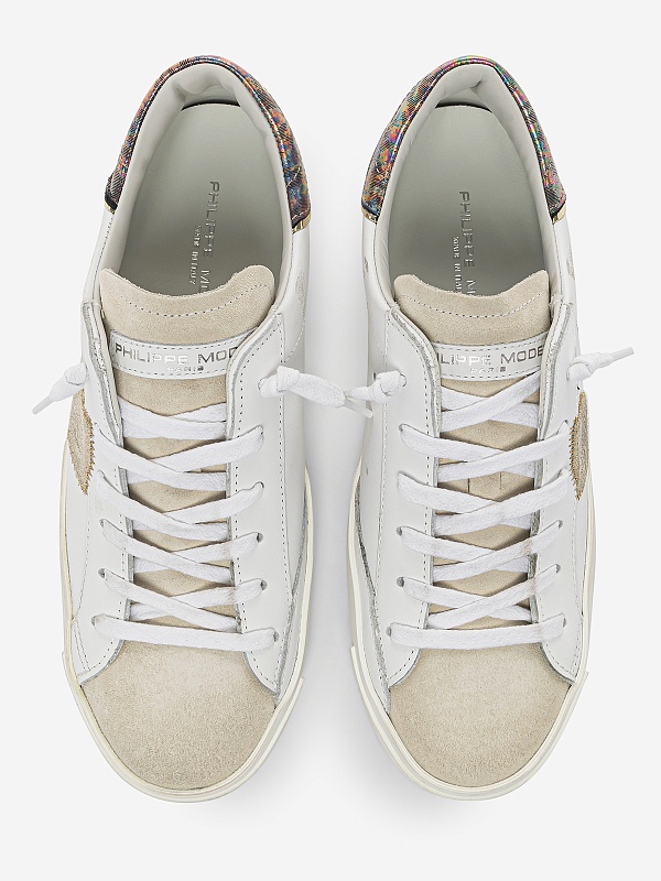 Кеды жен Philippe Model PRLD VML1 VEAU METAL_BLANC MULTI - 2