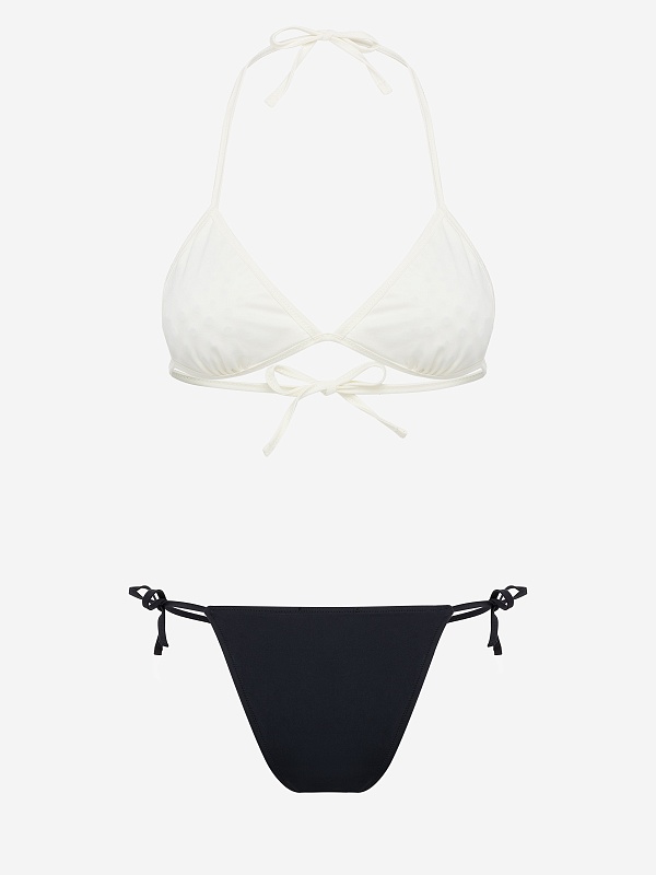 Купальник раздельный жен Paramidonna SS25LVBLWH BLACK & WHITE - 1