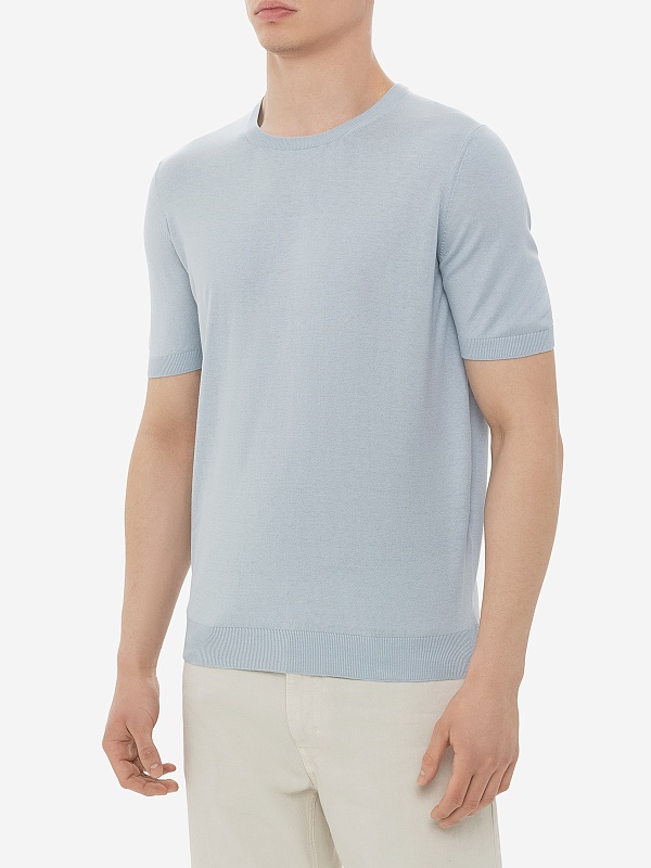 Джемпер с коротким рукавом муж Barba Napoli 2350343512 508 - 3