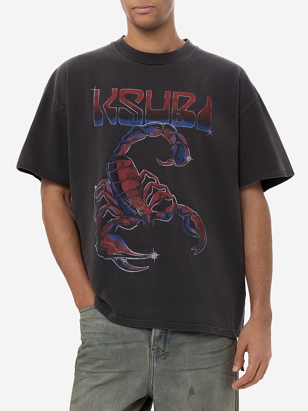 Футболка муж Ksubi MPF25TE026 black - 2
