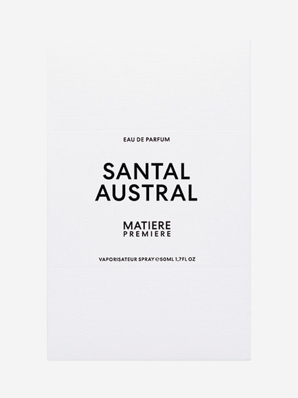 Парфюмерная вода унисекс MATIERE PREMIERE 3760372460051 SANTAL AUSTRAL 50мл - 1