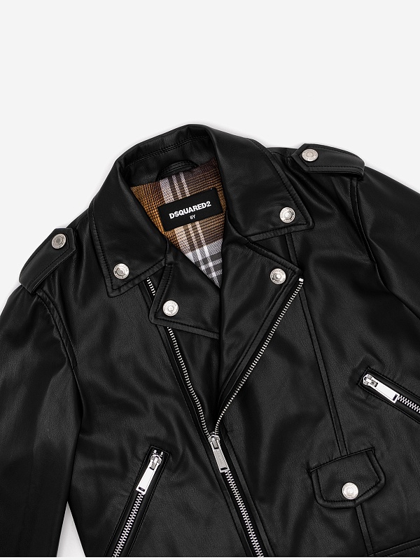Куртка кожаная дет Dsquared2 DQ1933 D00XJ DQ900 - 2