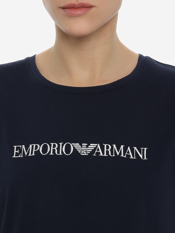 Футболка жен Emporio Armani EW000408 AF10881 UB101 MARINE - 4