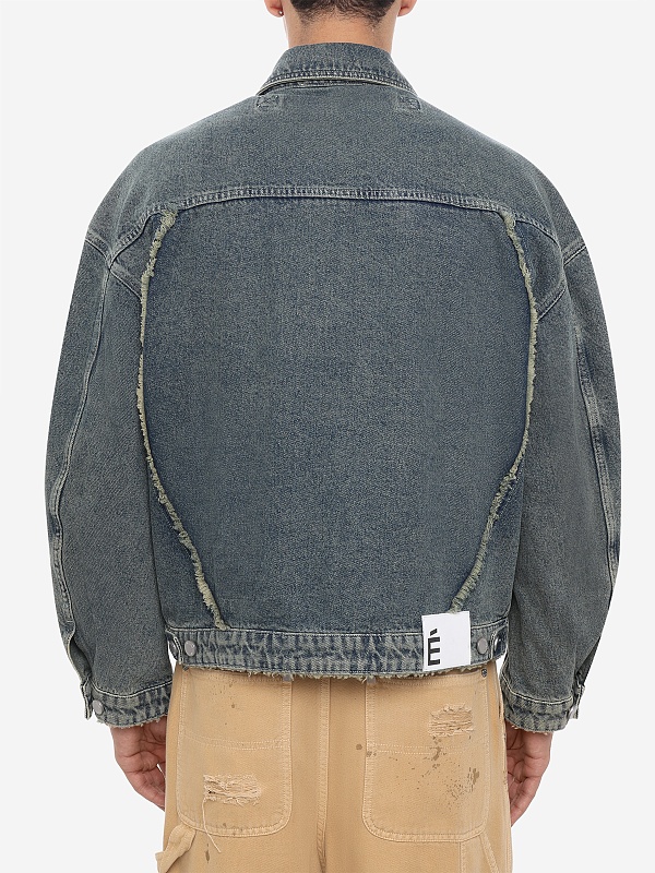 Куртка джинсовая муж Etudes Studio E26MMOUT512-03 CREAM - 5