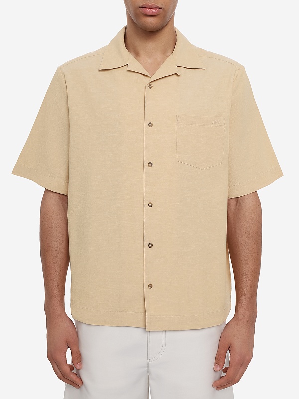 Рубашка муж A.P.C. COHNN-H12649 BAA BEIGE - 3