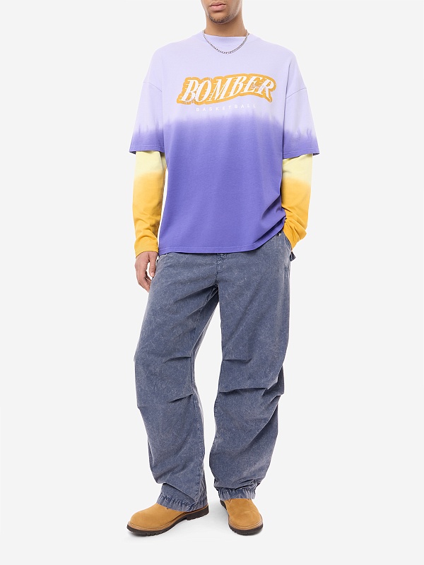 Футболка с длинным рукавом муж BOMBER FW26-DN-TS-LS-002 - 1