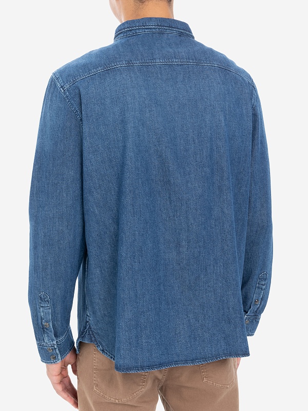 Рубашка муж 7 For All Mankind JS6MC210EX MID BLUE - 3