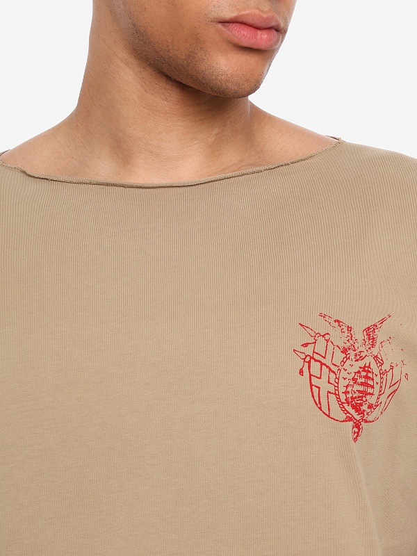 Футболка муж CULTURA S26TE20JE40 beige - 5