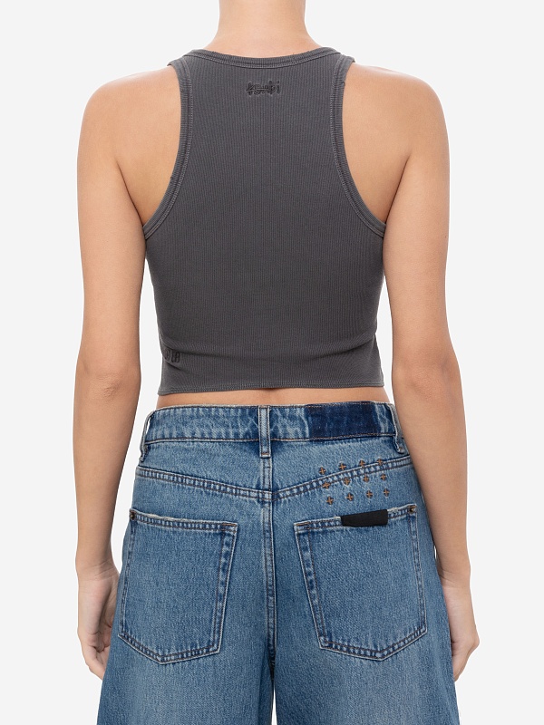 Топ жен Ksubi WPF25SI003 charcoal - 3