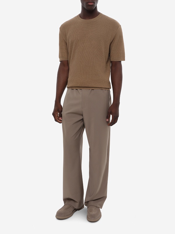 Джемпер с коротким рукавом муж Barena Venezia KNU5483 3167 360 Khaki - 1