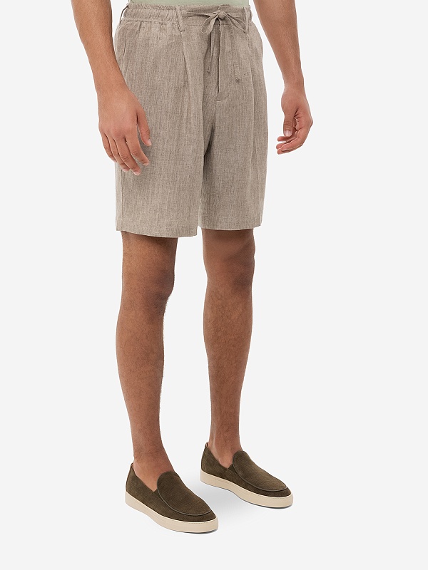 Шорты муж Fefe Napoli BERLSPIGATO506. 42(DARK BEIGE) - 1