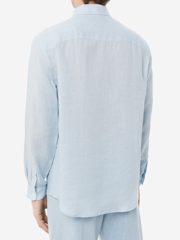 Рубашка муж A.P.C. LIAEK-H12545 IAB LIGHT BLUE - 4