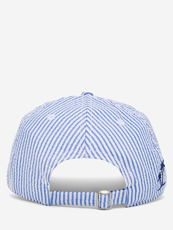 Кепка жен MC2 Saint Barth BASB0007 01058H SEERSUCKER STRIPES 31 EMB - 1