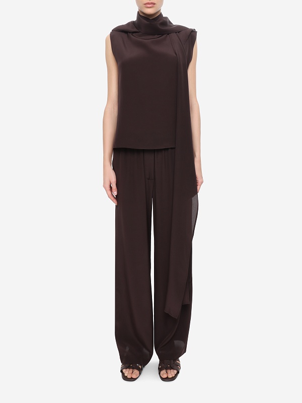 Блуза жен P.A.R.O.S.H. D311700 086 TESTA DI MORO - 3