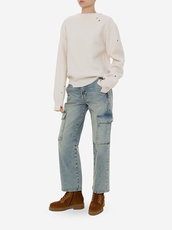 Джинсы жен 7 For All Mankind JSCGC650FR LIGHT BLUE - 2