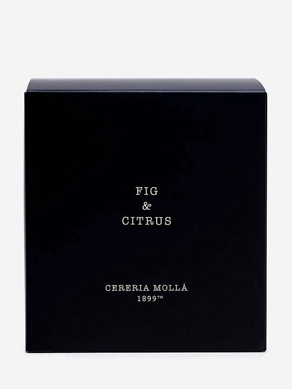 Свеча унисекс Cereria Molla 1899 6647 Fig & Citrus XL, 3 фитиля 600г - 1