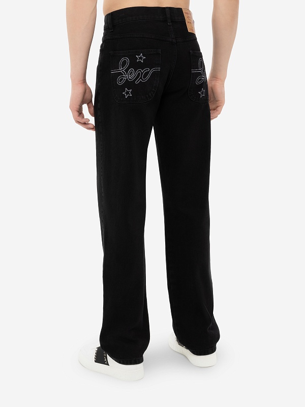 Джинсы муж Carne Bollente SS25DP0201 Black - 3