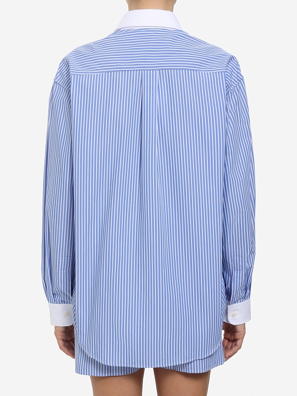 Рубашка жен Sporty & Rich SI01965243ST09 Navy Stripe - 2