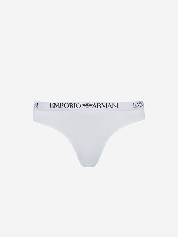 Набор (трусы 2 пары) жен Emporio Armani EW000404 AF13033 M0069 WHITE/WHITE - 1