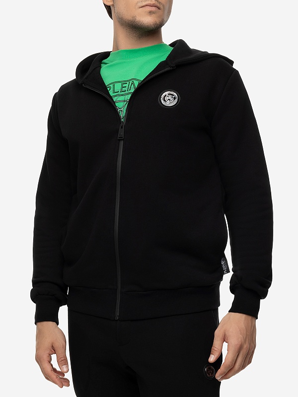 Костюм спортивный муж Philipp Plein Sport AACC MJJ0605 SJO001N 0227 black+green fluo - 2