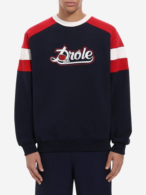 Толстовка муж Drôle de Monsieur I-SW179-CO127-NY NAVY - 2