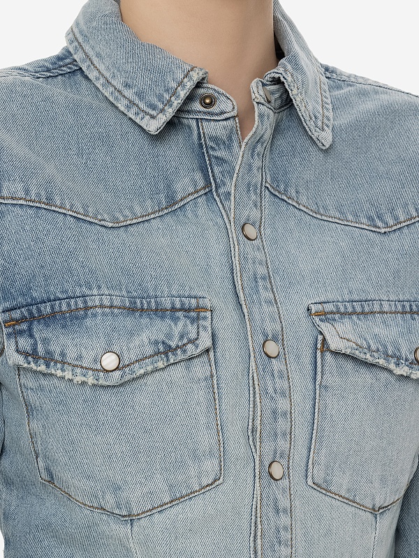 Рубашка жен Ksubi WEX24SH002 Denim - 5