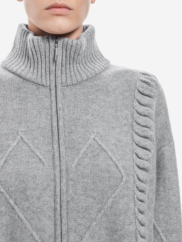 Кардиган жен Burka kn25-k002 Серый - 4