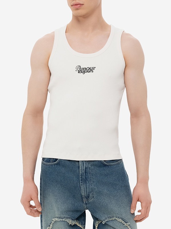 Майка муж Carne Bollente SS25TT0401 Off-White - 2