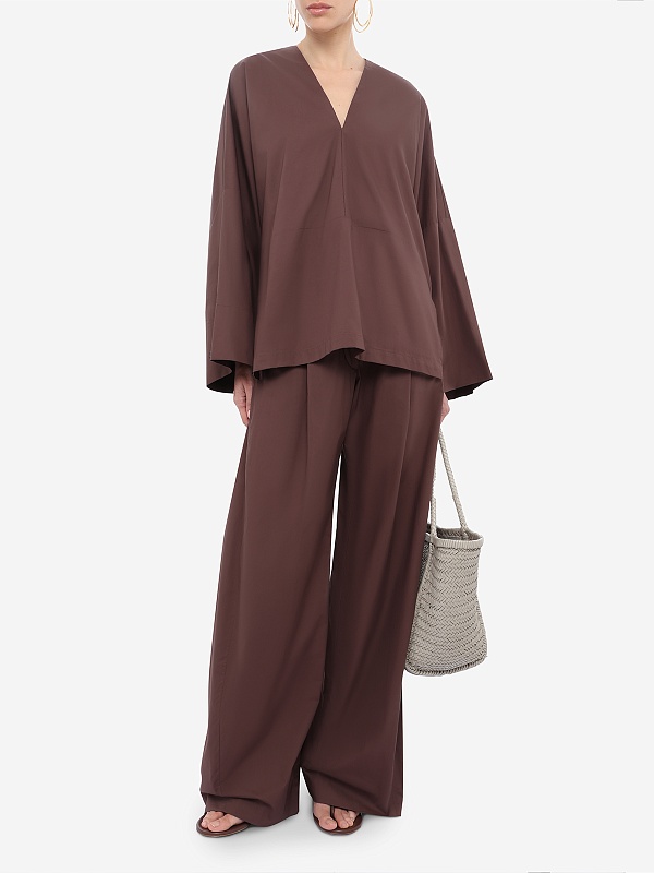 Рубашка жен TheLatest TLW04009T0160LNTP BROWN - 1