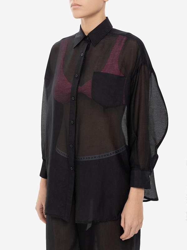Рубашка жен Paramidonna CR25JSBL BLACK - 3