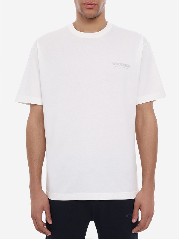 Футболка муж Woolrich CFWOTE2010MRUT5334 ARCTIC WHITE - 3