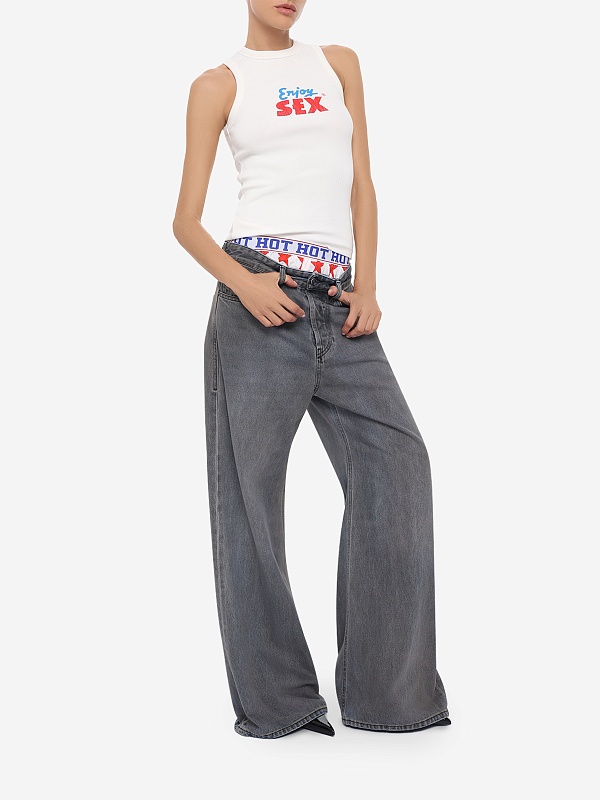 Майка муж Carne Bollente SS26TT0102 Off-White - 4